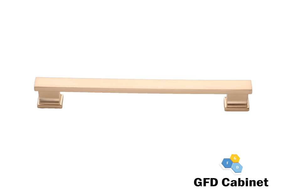 H-2891-128 5-1/16 in. (128 mm) Center-to-Center Cabinet Column Pull Handle Brushed Brass