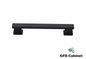 H-2891-128 5-1/16 in. (128 mm) Center-to-Center Cabinet Column Pull Handle Matt Black