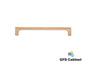 H-3307-160 6-5/16 in. (160 mm) Center-to-Center Cabinet Thin Square Pull Handle