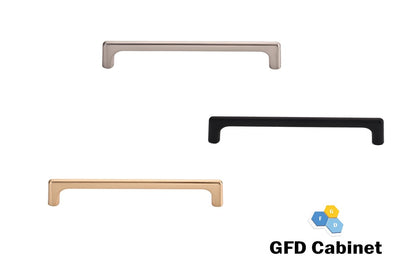 H-3307-160 6-5/16 in. (160 mm) Center-to-Center Cabinet Thin Square Pull Handle