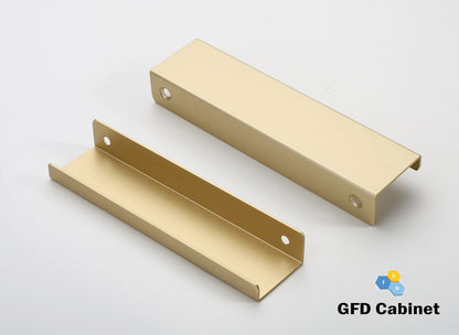 H-4481-128 European Style Cabinet Pull Handle Square Edge