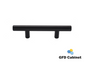 H-6000A-160 6-5/16 in. (160 mm) Center-to-Center Cabinet T-bar Pull Handle Matt Black Hollow