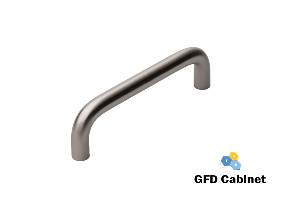 H-D-96 3-3/4 in. (96 mm) Center-to-Center Cabinet Wire Pull Handle Brushed Satin Nickel