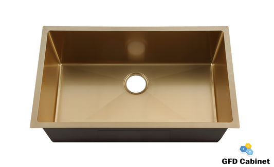 HC3219S 18 Gauge (18G) Single Bowl handmade stainless steel sink with Honeycomb Embossed