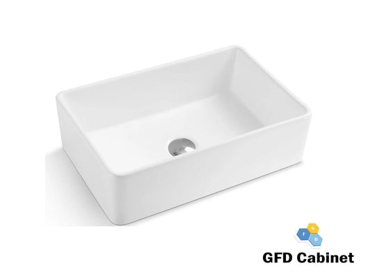 KS-3020S 18 Gauge (18G) Single Ceramic Single Kitchen Farmer Sink