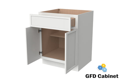 B24 Slim Shaker Base Cabinet 24"Wx34-1/2"Hx24"D