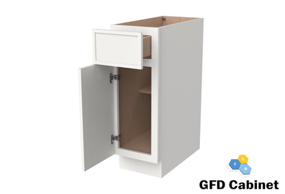 B12 Slim Shaker Base Cabinet 12"Wx34-1/2"Hx24"D