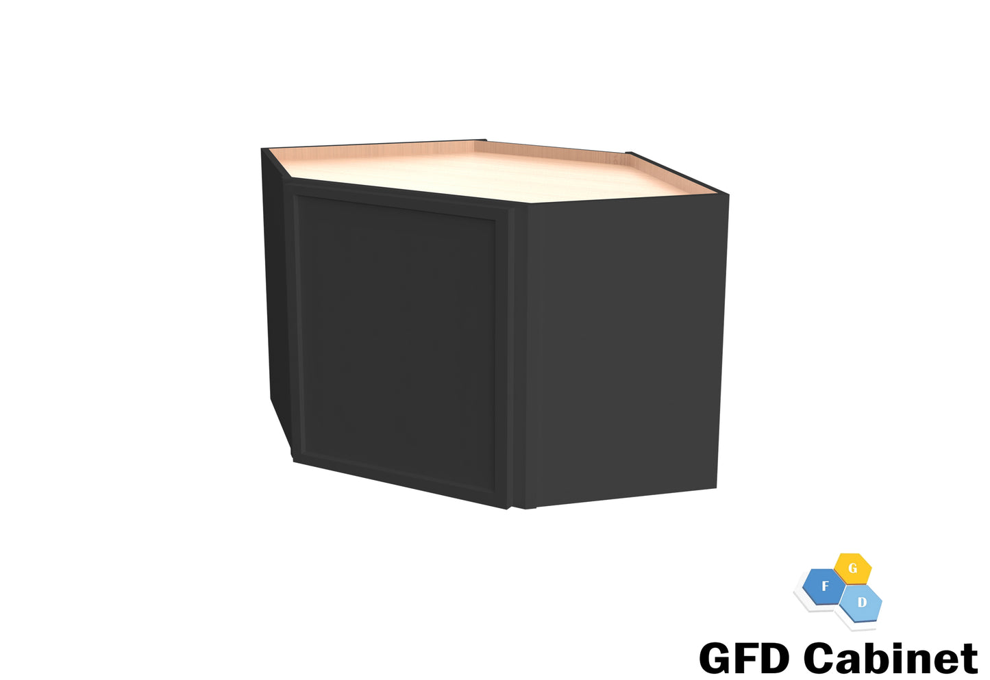 WDC2442 Wall Diagonal Corner Cabinet 24"Wx42"Hx12"D