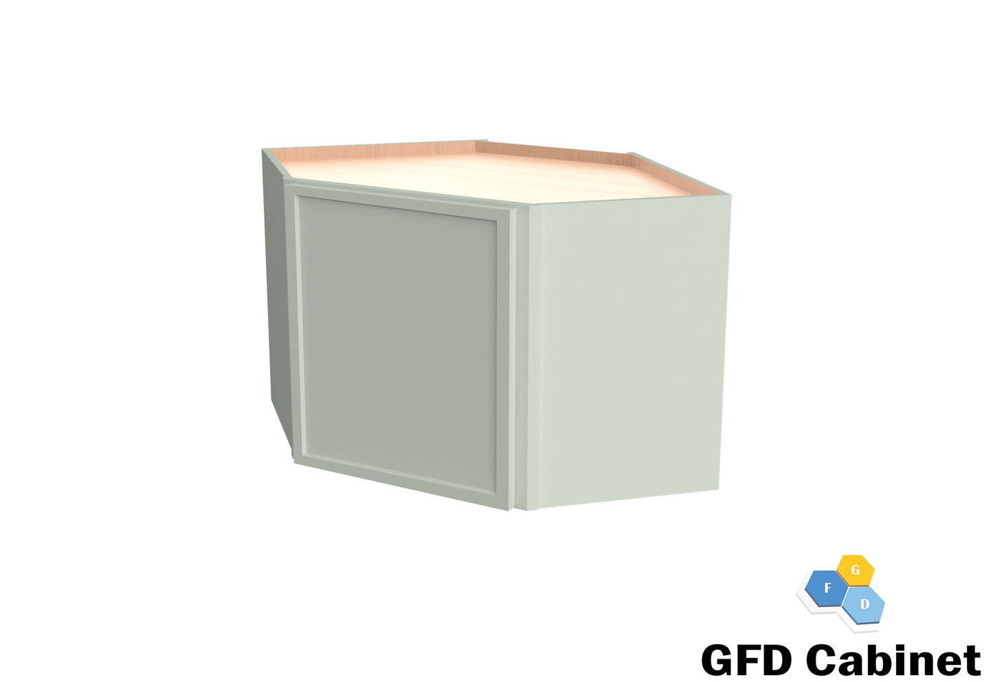 WDC2442 Wall Diagonal Corner Cabinet 24"Wx42"Hx12"D