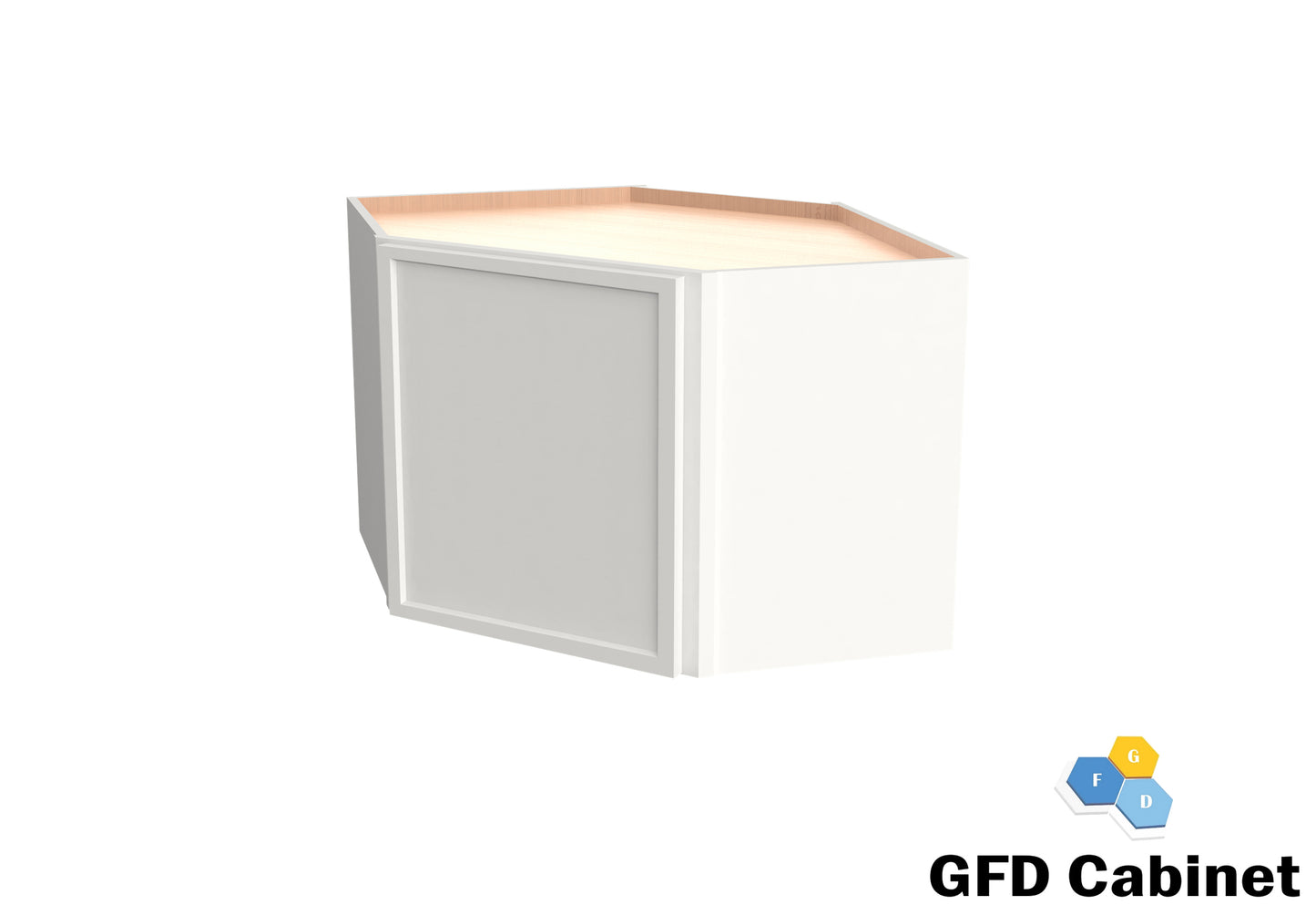 WDC2442 Wall Diagonal Corner Cabinet 24"Wx42"Hx12"D