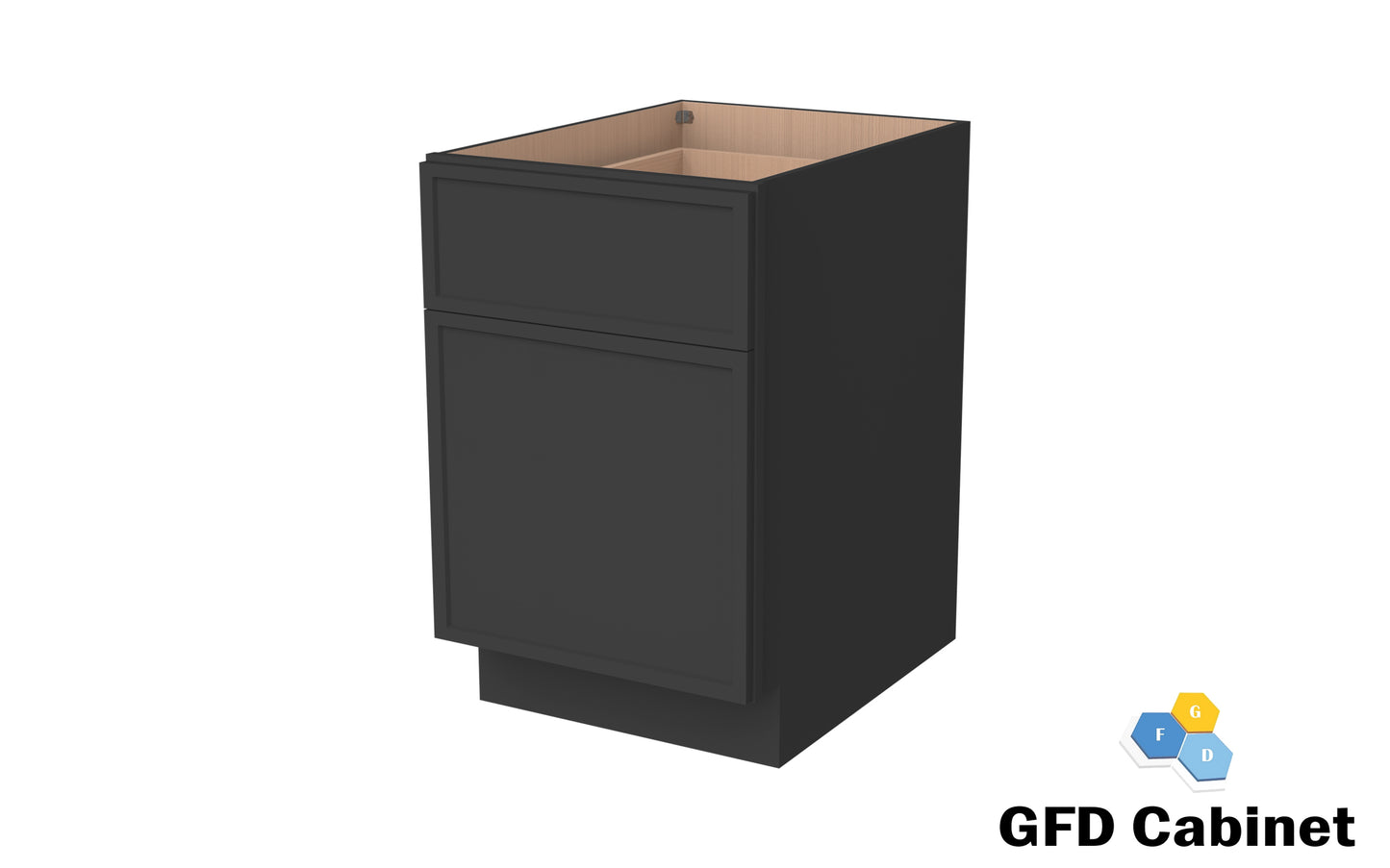 BWBK18 Base Waste Basket Cabinet 18"Wx34-1/2"Hx24"D