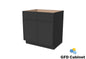 SB30 Slim Shaker Sink Base 30"Wx34-1/2"Hx24"D