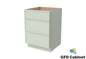 VDB1521 Slim Shaker Vanity 3-Drawer Base15"Wx34-1/2"Hx21"D