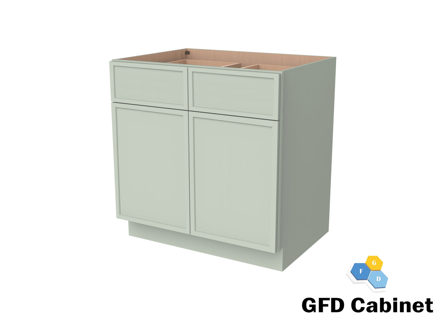 B33 Slim Shaker Base Cabinet 33"Wx34-1/2"Hx24"D
