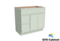 VDB3621L Vanity Sink 3-Drawers Left Side Drawer 36"Wx34-1/2"Hx21"D