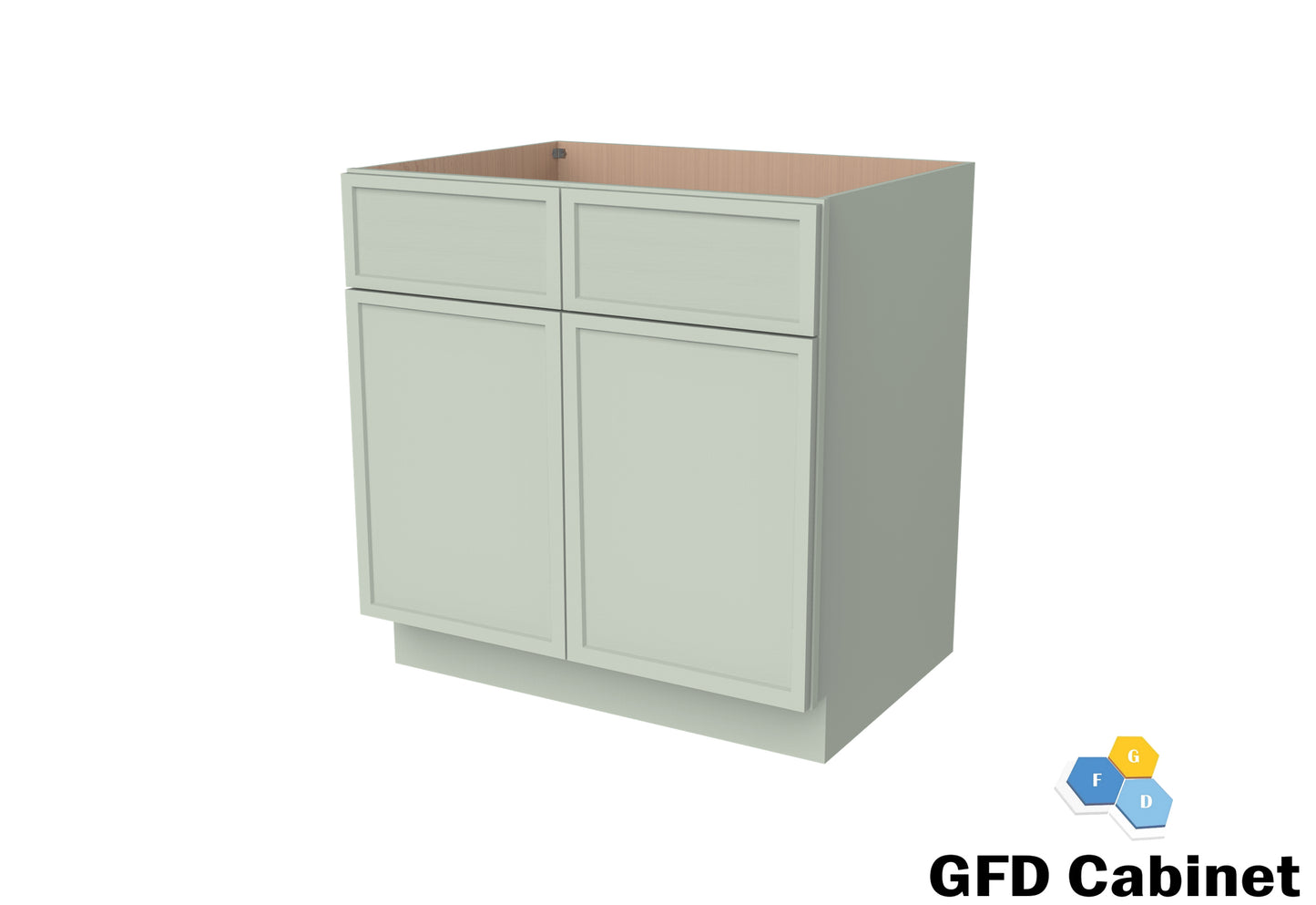 SB30 Slim Shaker Sink Base 30"Wx34-1/2"Hx24"D