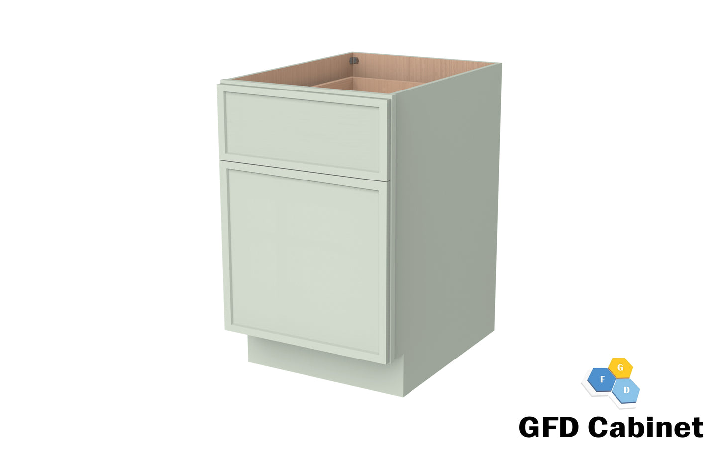 BWBK18 Base Waste Basket Cabinet 18"Wx34-1/2"Hx24"D