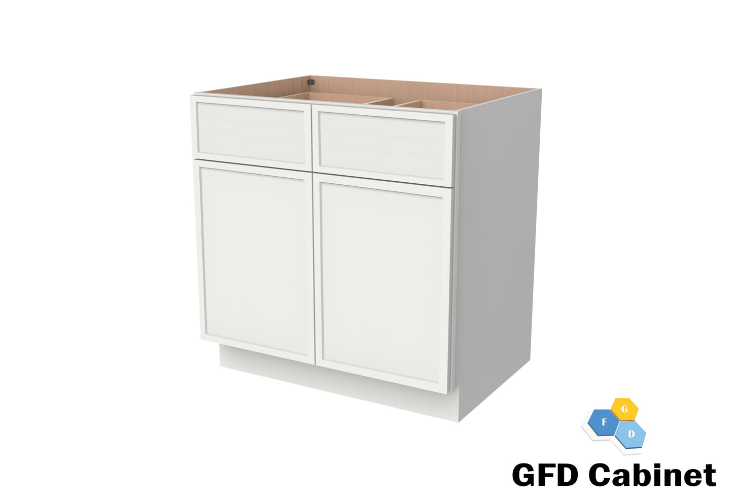 B33 Slim Shaker Base Cabinet 33"Wx34-1/2"Hx24"D