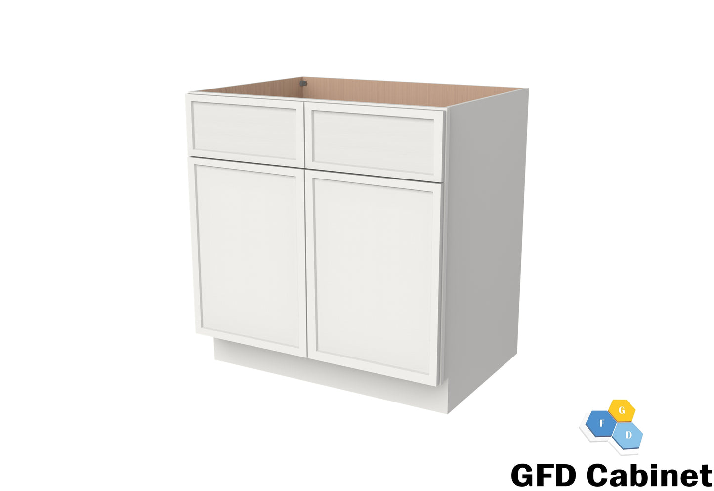 SB30 Slim Shaker Sink Base 30"Wx34-1/2"Hx24"D