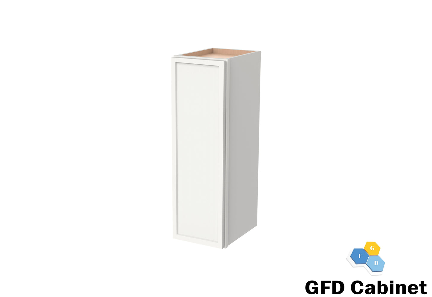 W1542 Slim Shaker Wall Cabinet 15"Wx42"Hx12"D