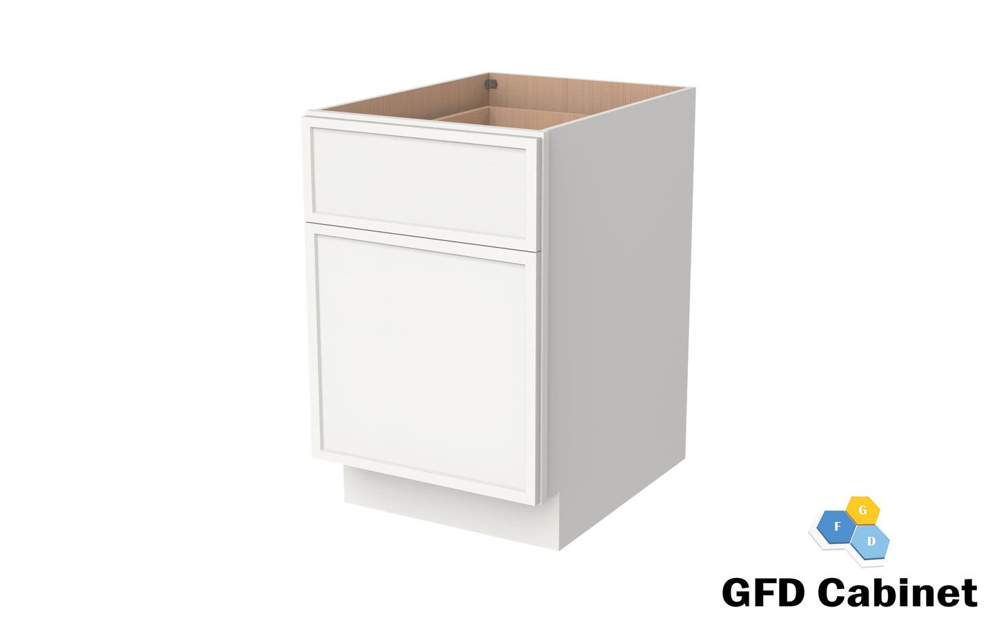 BWBK18 Base Waste Basket Cabinet 18"Wx34-1/2"Hx24"D