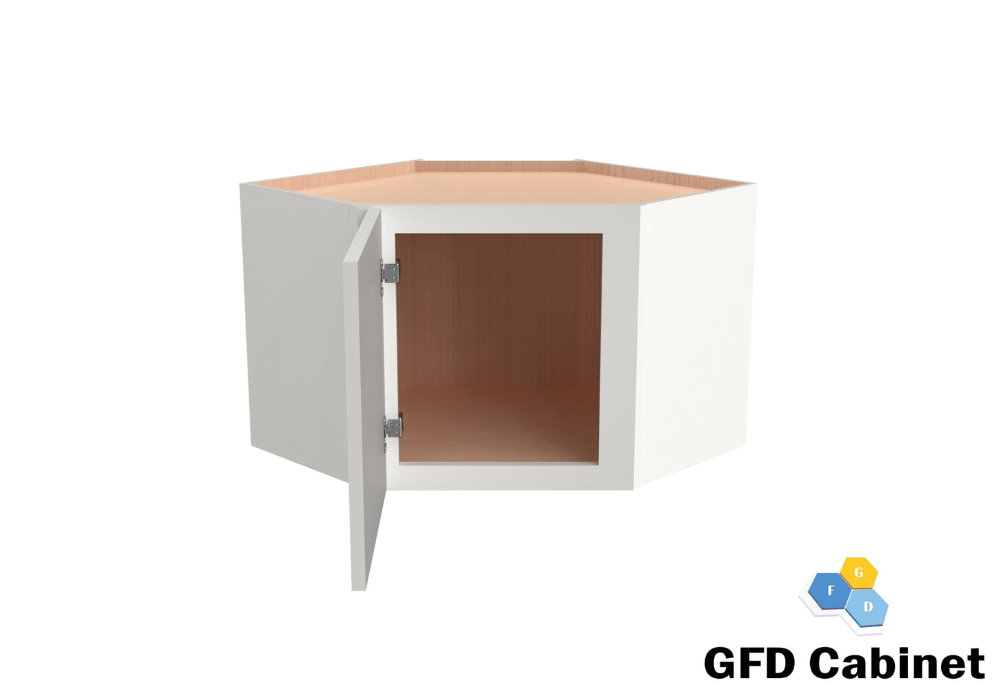 WDC2442 Wall Diagonal Corner Cabinet 24"Wx42"Hx12"D