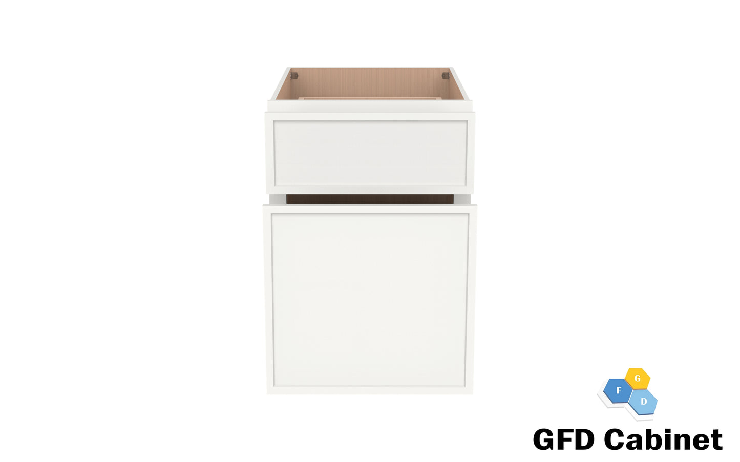 BWBK18 Base Waste Basket Cabinet 18"Wx34-1/2"Hx24"D
