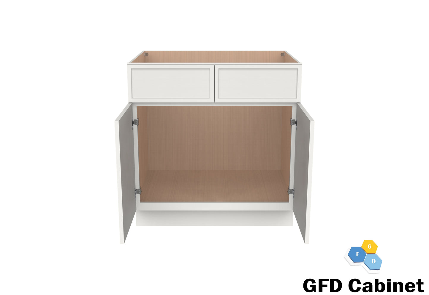 SB30 Slim Shaker Sink Base 30"Wx34-1/2"Hx24"D