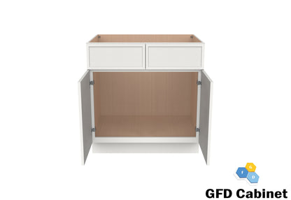 SB30 Slim Shaker Sink Base 30"Wx34-1/2"Hx24"D