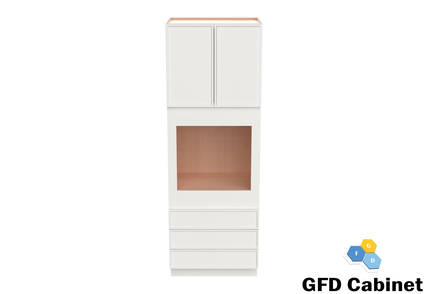 OC3190 Oven Cabinet 31"Wx90"Hx24"D-2D-3DRA