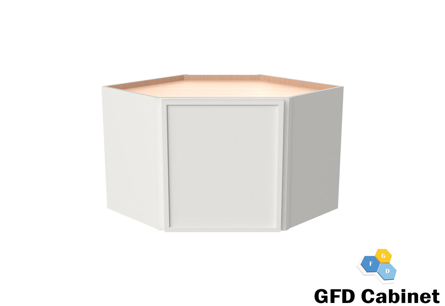 WDC2442 Wall Diagonal Corner Cabinet 24"Wx42"Hx12"D