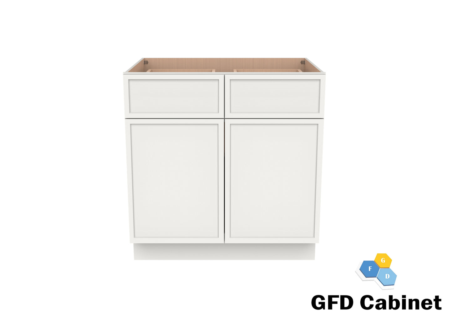 B33 Slim Shaker Base Cabinet 33"Wx34-1/2"Hx24"D