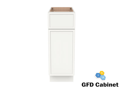 B12 Slim Shaker Base Cabinet 12"Wx34-1/2"Hx24"D