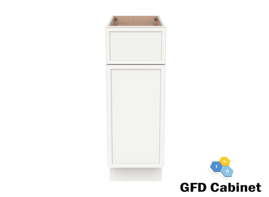 B09 Slim Shaker Base Cabinet 9"Wx34-1/2"Hx24"D