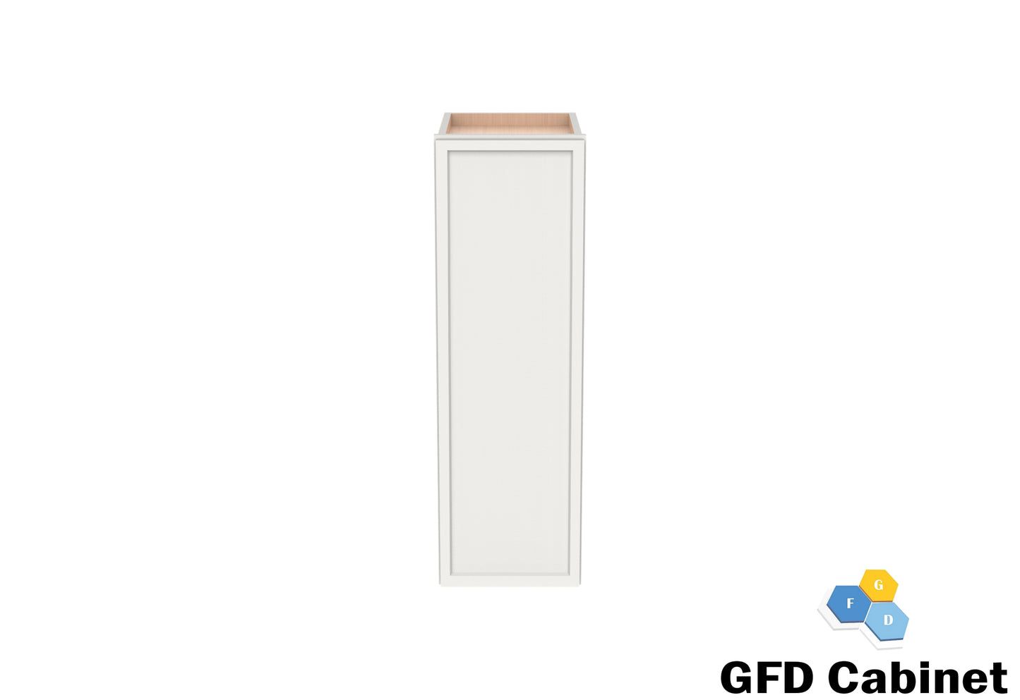 W1542 Slim Shaker Wall Cabinet 15"Wx42"Hx12"D