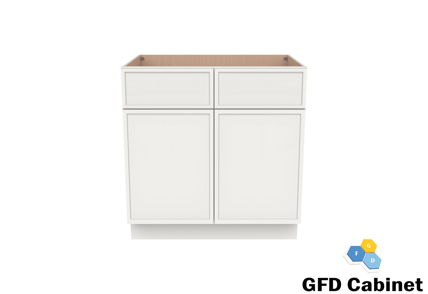 SB30 Slim Shaker Sink Base 30"Wx34-1/2"Hx24"D