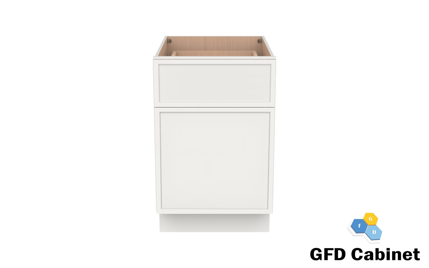 BWBK18 Base Waste Basket Cabinet 18"Wx34-1/2"Hx24"D