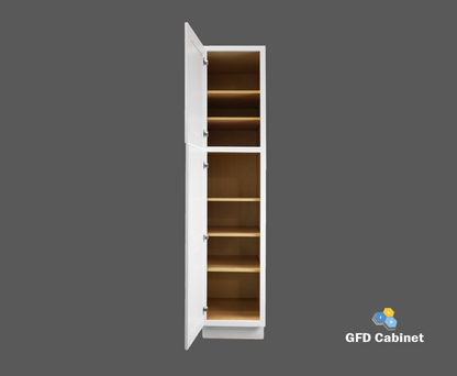 PC1896 Shaker Style Wall Pantry Cabinet 18"Wx96"Hx24"D