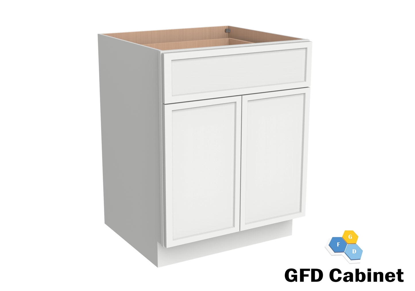 B24 Slim Shaker Base Cabinet 24"Wx34-1/2"Hx24"D