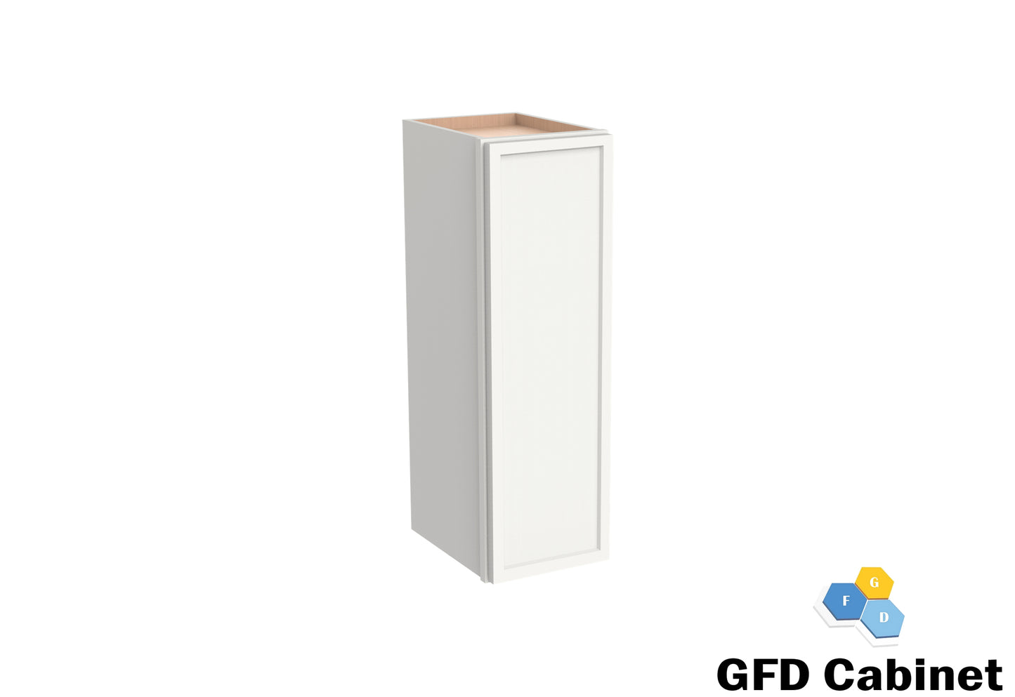 W1542 Slim Shaker Wall Cabinet 15"Wx42"Hx12"D