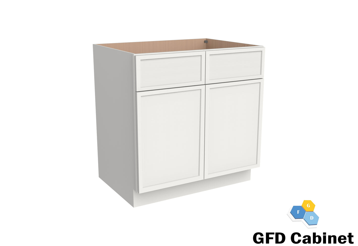 SB30 Slim Shaker Sink Base 30"Wx34-1/2"Hx24"D