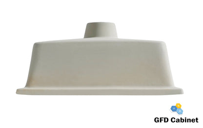 SF1614 Rectangular Ceramic Undermount Bathroom Sink with Overflow