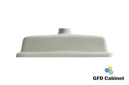 SF-2014 Rectangular Ceramic Undermount Bathroom Sink with Overflow