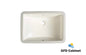 SK-2254-WH 18 Gauge (18G) Rectangular Ceramic Undermount Basin white Color