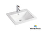 SK-DU1645-WH 18 Gauge (18G) Ceramic Over Mount Basin