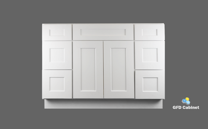 VDB4821 Shaker Style Cabinet Vanity Sink Base 48"Wx34-1/2"Hx21"D