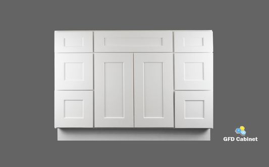 VDB4821 Shaker Style Cabinet Vanity Sink Base 48"Wx34-1/2"Hx21"D