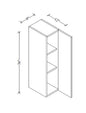 W0936 Wall Cabinet 9"Wx36"Hx12"D