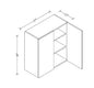 W2730 Wall Cabinet 27"Wx30"Hx12"D