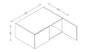 W361524 Wall Refrigerator Cabinet 36"Wx15"Hx24"D